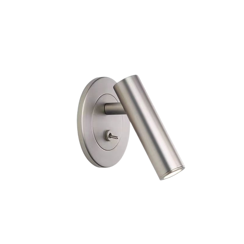 Adjustable Metal LED Wall Reading Lamp with Cylindrical Head