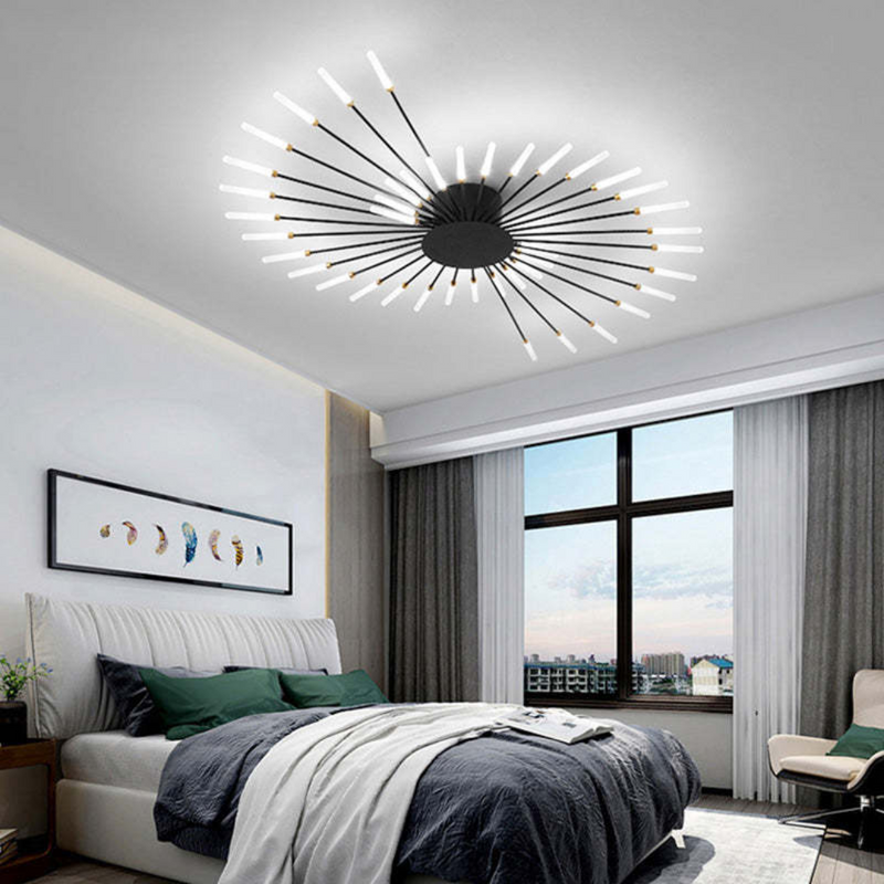 Modern Ceiling Lamp with Multiple Light Arms for Powerful and Stylish Illumination