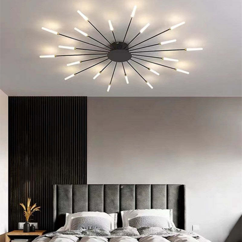 Modern Ceiling Lamp with Multiple Light Arms for Powerful and Stylish Illumination