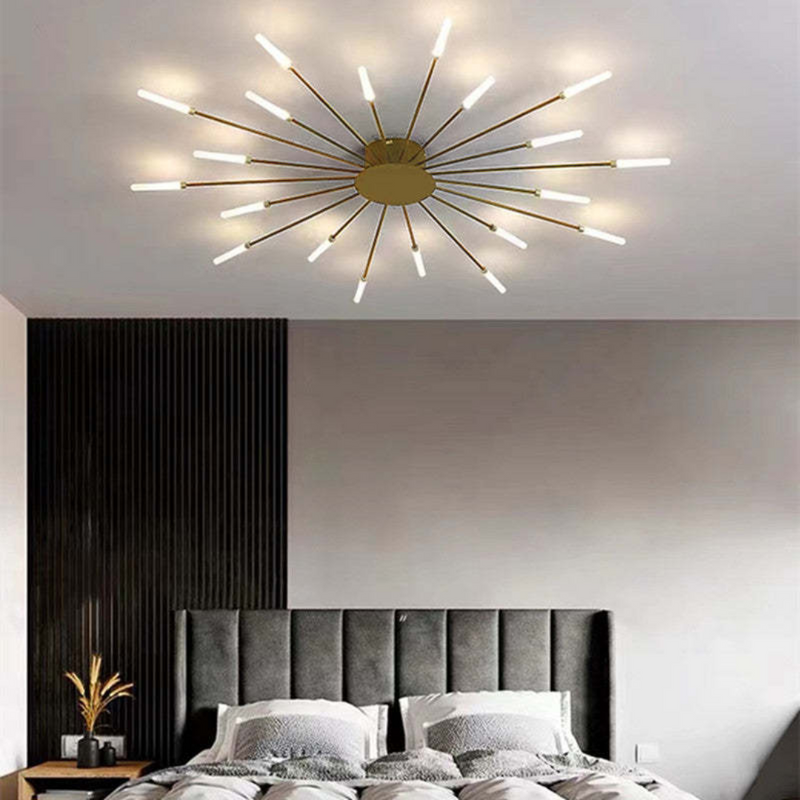 Modern Ceiling Lamp with Multiple Light Arms for Powerful and Stylish Illumination
