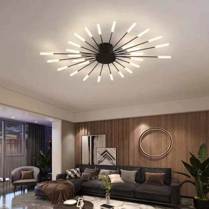 Modern Ceiling Lamp with Multiple Light Arms for Powerful and Stylish Illumination