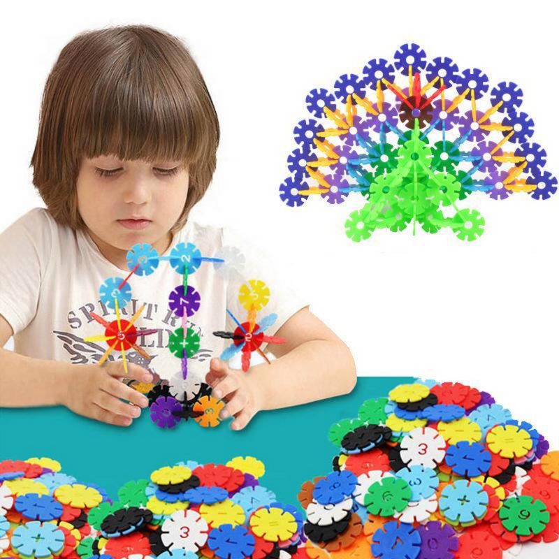 Colourful Interlocking Building Discs for Creative Play