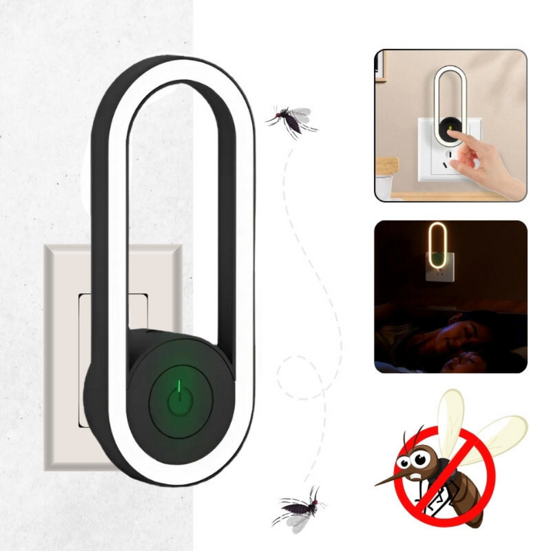 Ultrasonic Plug-In Pest Repeller with Night Light