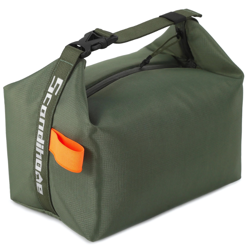 Foldable Insulated Lunch Bag with Zip Closure for Everyday Use
