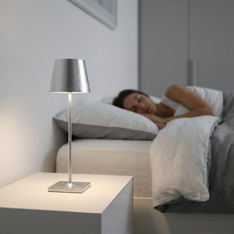 Cordless LED Table Lamp with Touch Dimming for Indoor and Outdoor Use