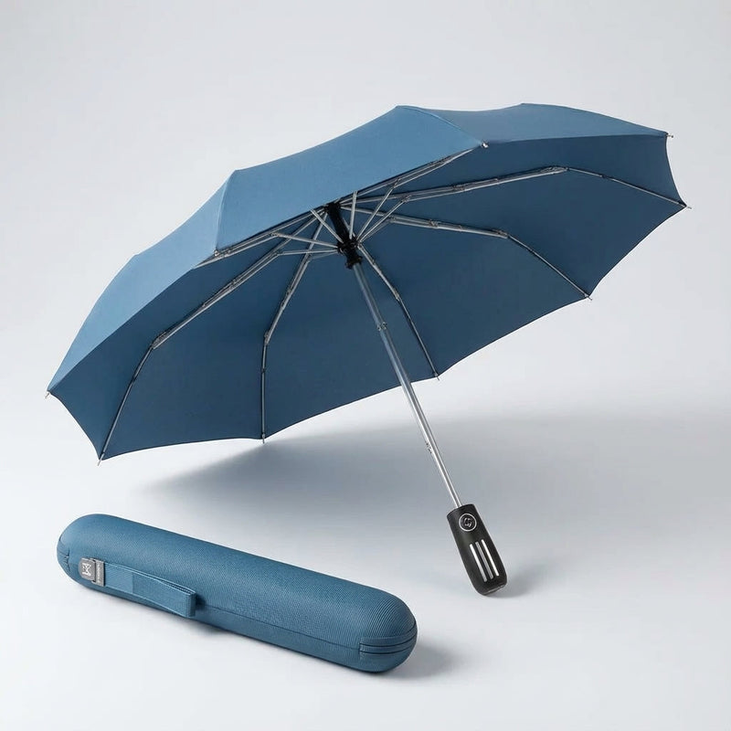 Automatic Reverse Folding Umbrella with Ten-Rib Frame for Rainy Days