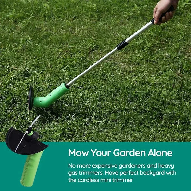 Wireless Mini Grass Trimmer for Precise and Easy Lawn Edge Maintenance
