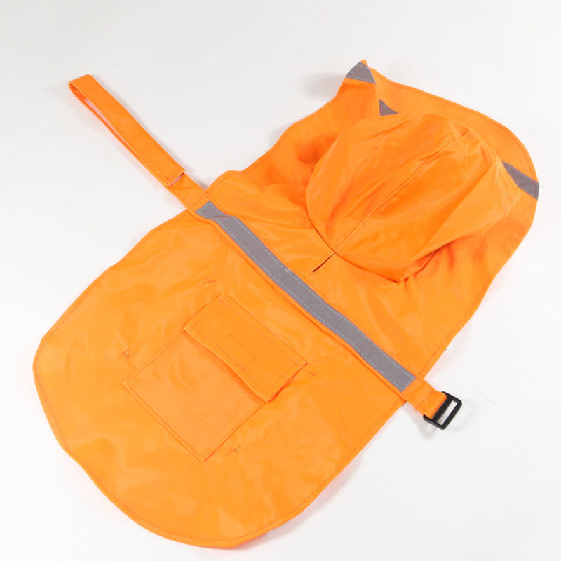 Raincoat for Dogs with Reflective Strip and Waterproof Design