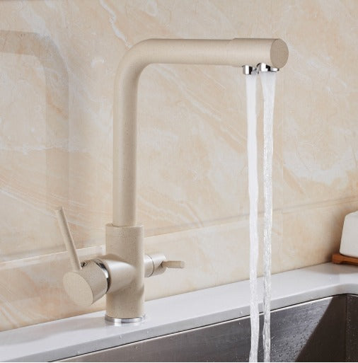 Stainless Steel Kitchen Tap with Filtered Water Outlet