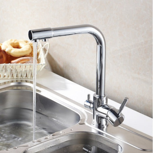Stainless Steel Kitchen Tap with Filtered Water Outlet