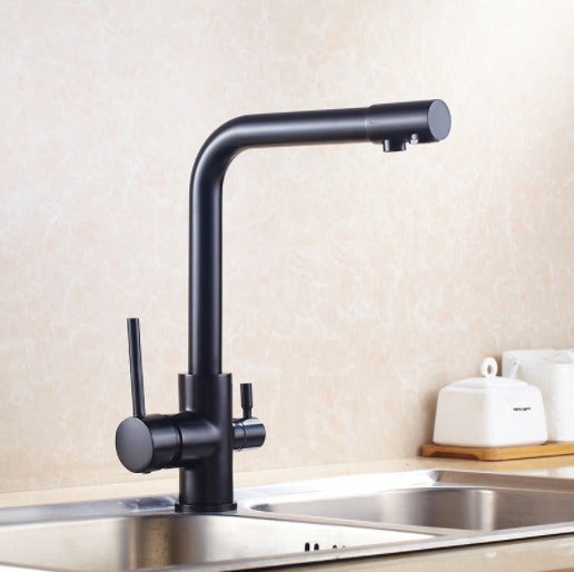 Stainless Steel Kitchen Tap with Filtered Water Outlet