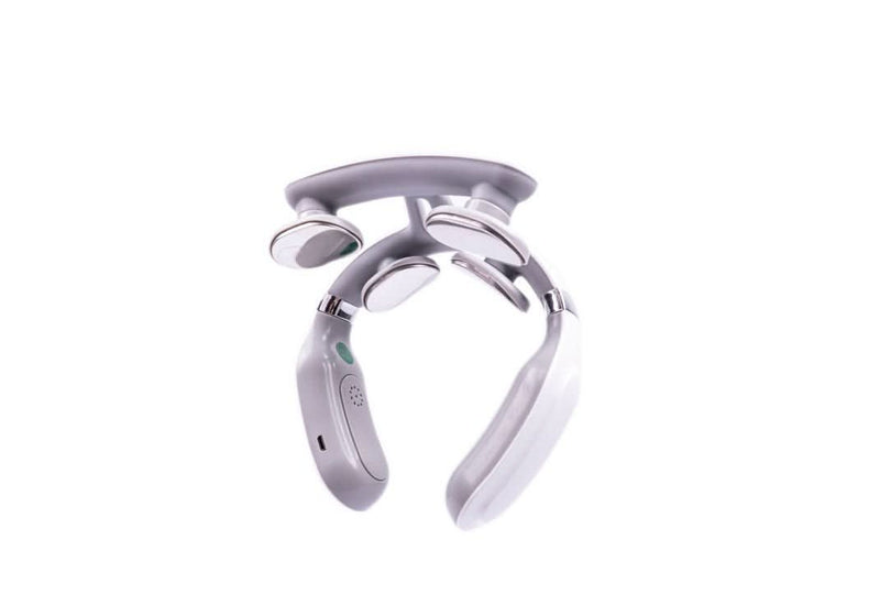 Smart TENS Neck Massager with Heat and Vibration for Everyday Relaxation