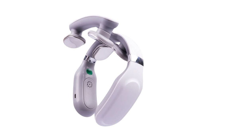 Smart TENS Neck Massager with Heat and Vibration for Everyday Relaxation