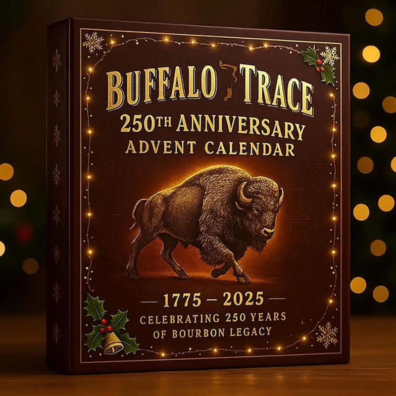 Whiskey-Inspired Advent Calendar with 24 Mini Bottle Ornaments