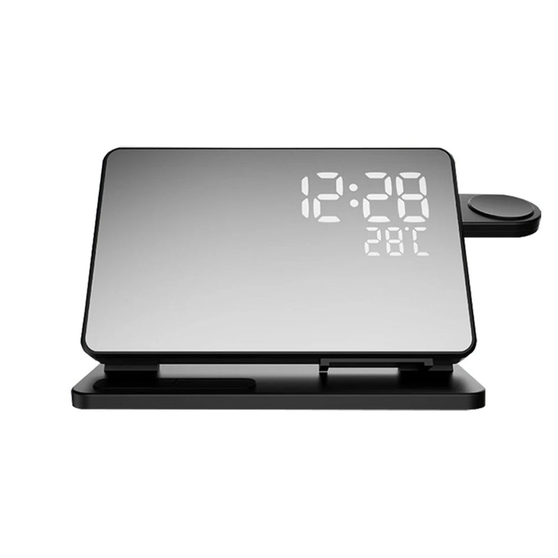 3-in-1 Wireless Charging Station with Alarm Clock
