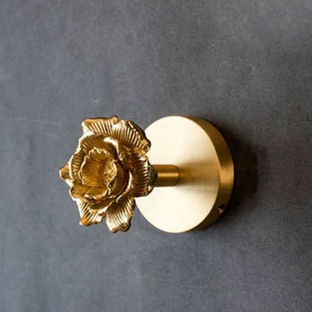 Decorative Brass Bird Wall Hook with Sculptural Design