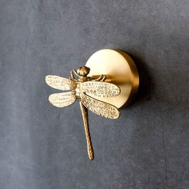 Decorative Brass Bird Wall Hook with Sculptural Design