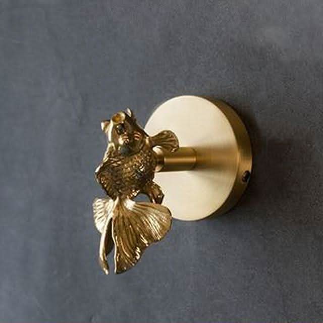 Decorative Brass Bird Wall Hook with Sculptural Design