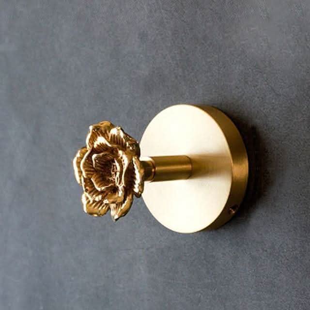 Decorative Brass Bird Wall Hook with Sculptural Design