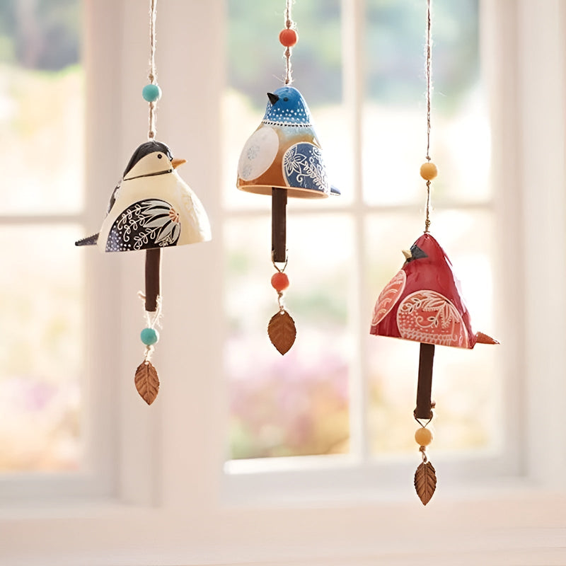 Wind Chime with Bird Design for Garden and Balcony with Soothing Sound