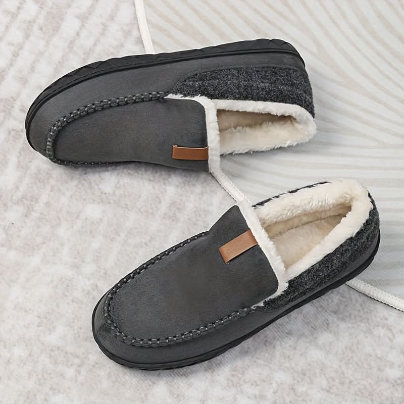 TERRAWOOL – Mocassins chauds pour hommes en laine synthétique