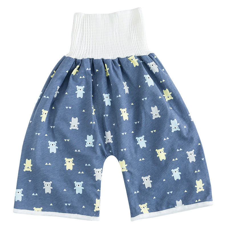 Reusable Toddler Potty-Training Shorts and Skirts with Stretch Waist