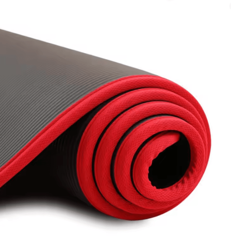 Extra Thick Yoga Mat with Anti-Slip Ribbed Structure for Yoga and Fitness