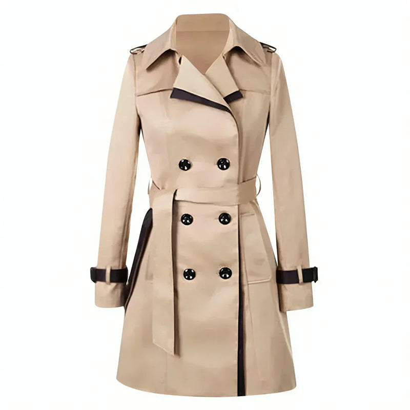 Classic Trench Coat for Women with Belt – Timeless and Elegant