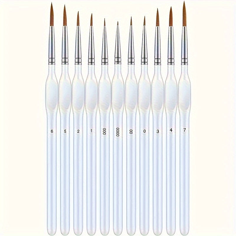 Acrylic Paint Brushes – Professional Brush Set with Detail Brush for Fine Painting