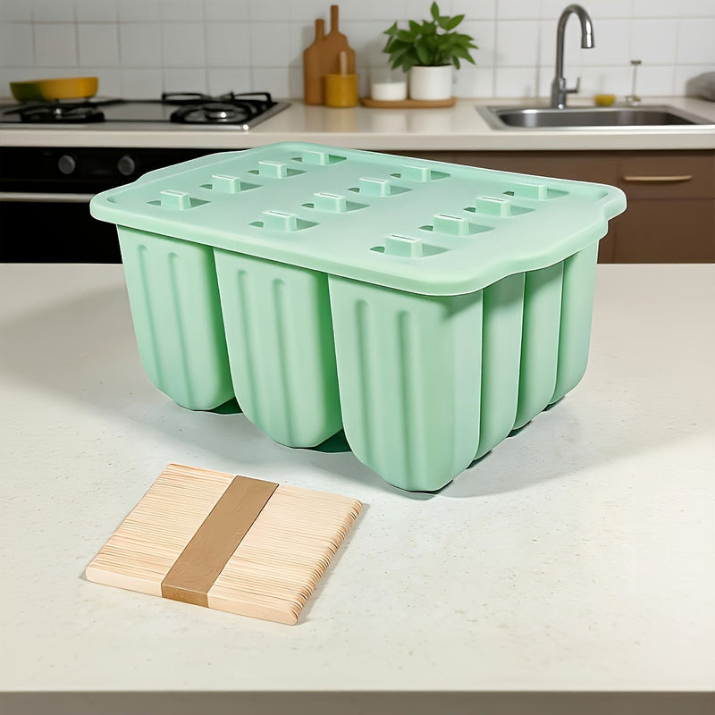 Silicone Ice Mould for Homemade Ice Lollies and Frozen Snacks
