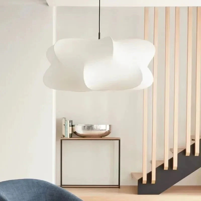 Japanese-Inspired Pleated Silk Pendant Light for Interiors