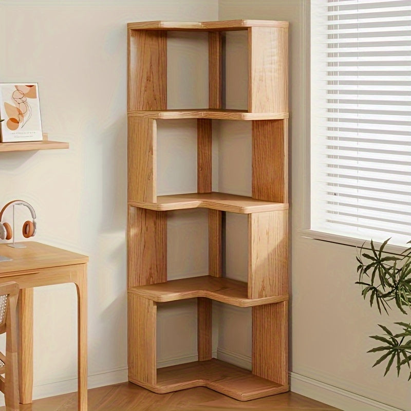 CornerWood Solid Wood Corner Cabinet – Compact and Practical