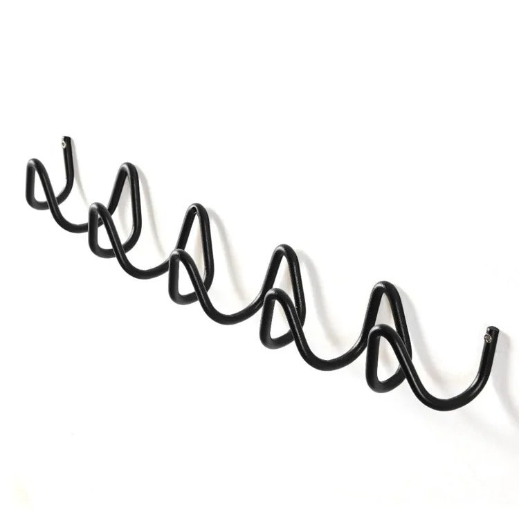 Modern Wavy Wall Coat Rack – Stylish Wall Coat Rack with Multiple Hooks