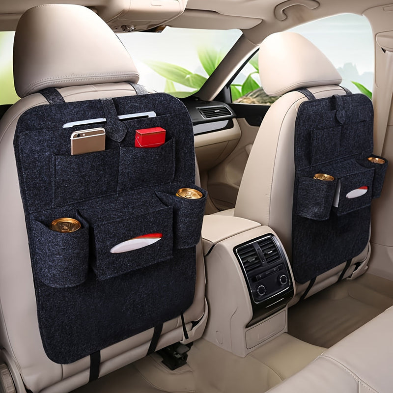 Car Seat Organiser with Storage Pockets and Tablet Holder for Back Seat