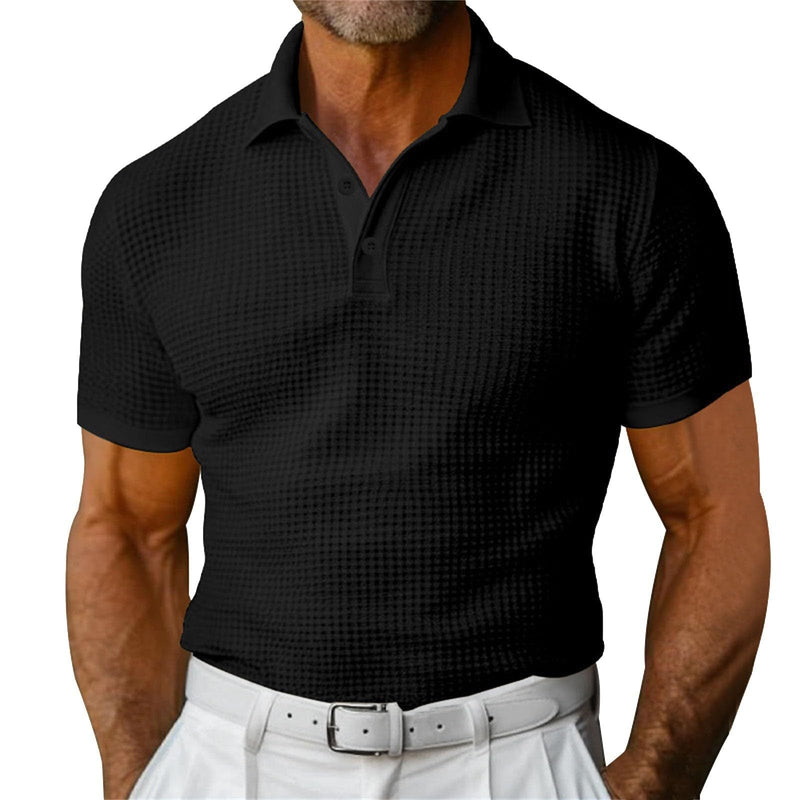 Slim Fit Men's Polo with Modern Fit and Breathable Structure