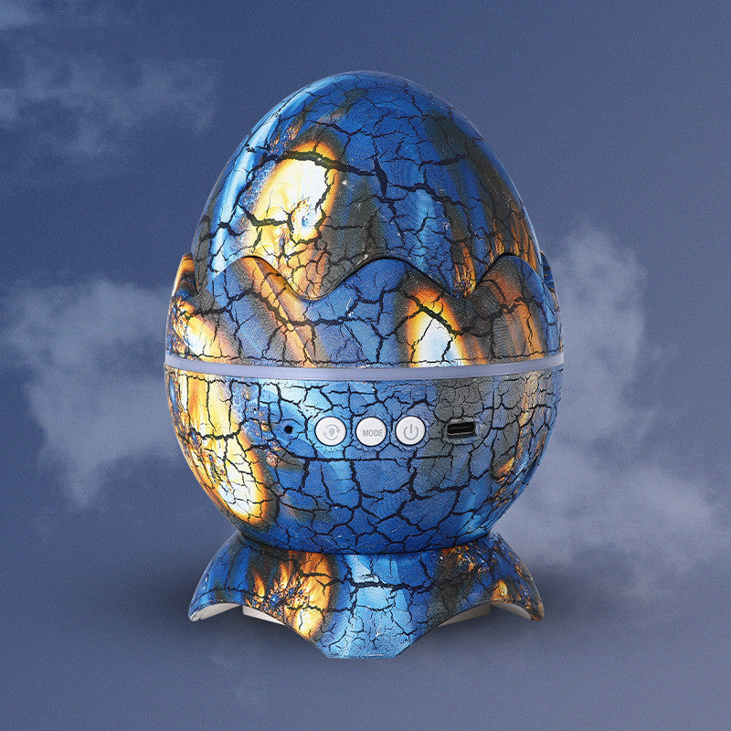 Dinosaur Egg Star Projector Night Light with Bluetooth Speaker