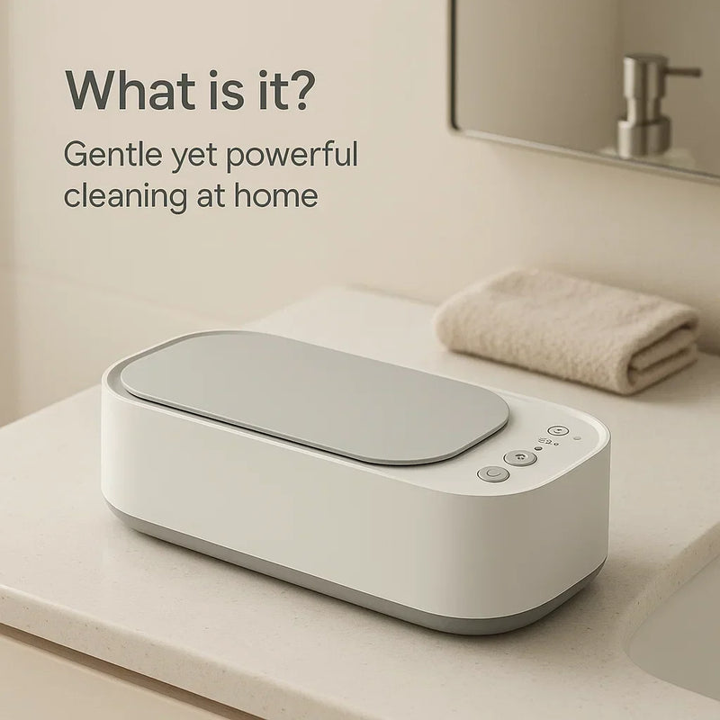 Compact Ultrasonic Jewellery & Eyeglass Cleaner
