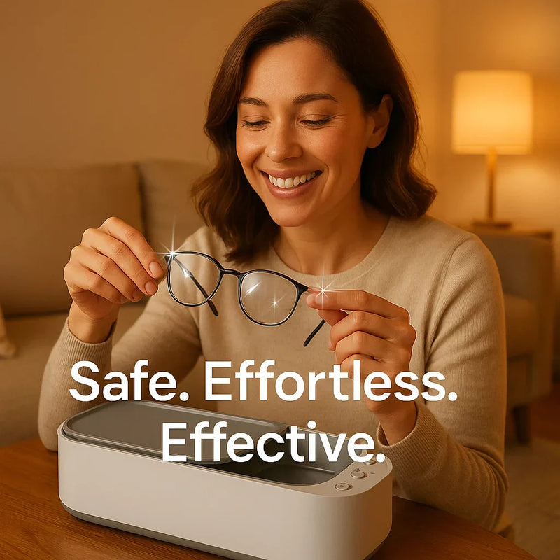 Compact Ultrasonic Jewellery & Eyeglass Cleaner