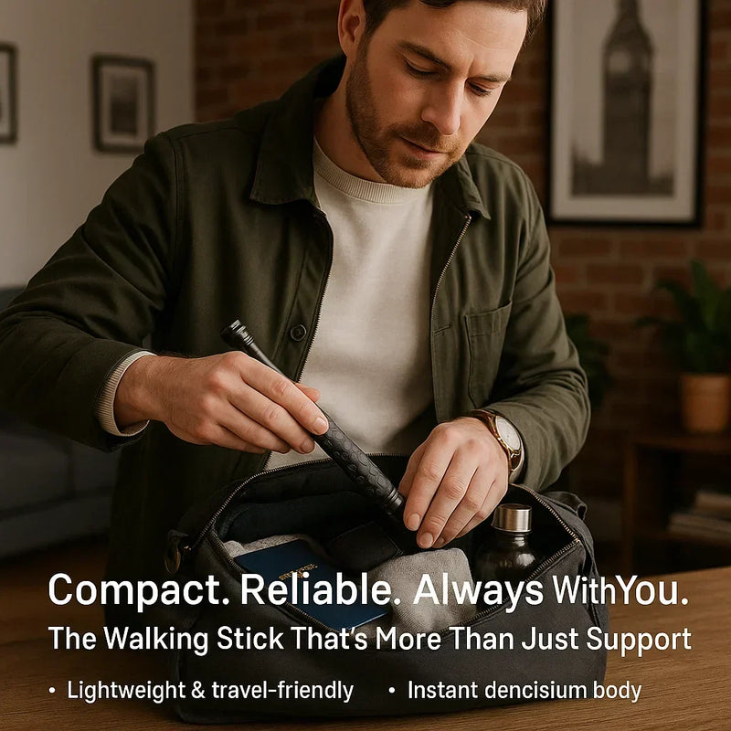 Telescopic Walking Pole with Anti-Slip Grip