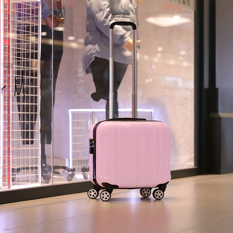 Stylish 18-Inch Suitcase – Airline Cabin Suitcase with Silent Spinner Wheels and Sturdy Construction