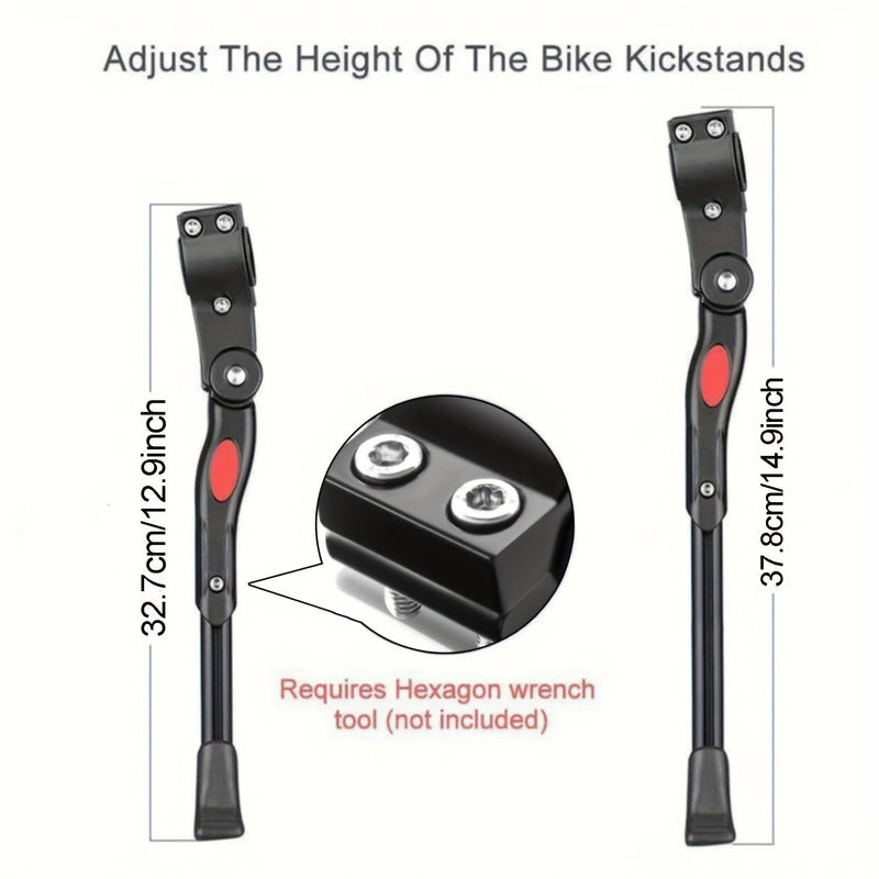 Adjustable Bicycle Stand – Sturdy Side Kickstand for Stable Parking