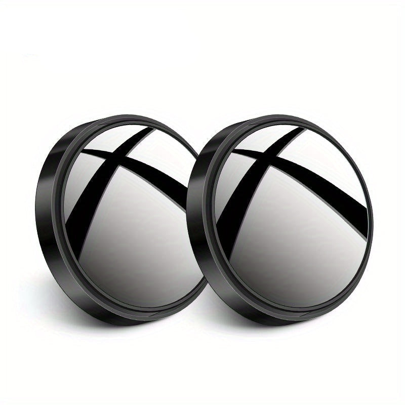 Auto Blind Spot Mirrors with Wide Angle Lens and 360° Adjustable Design