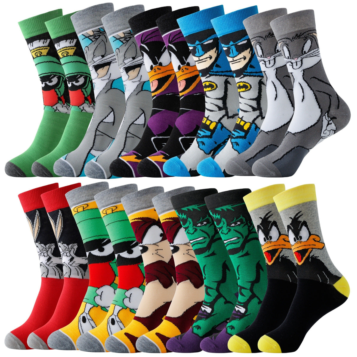 Cartoon Socks Set - Comfort and Style with Your Favorite Characters ...