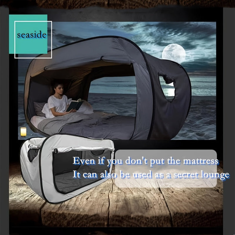 CozyNest Folding Tent Bed – Protection and Rest Within Reach
