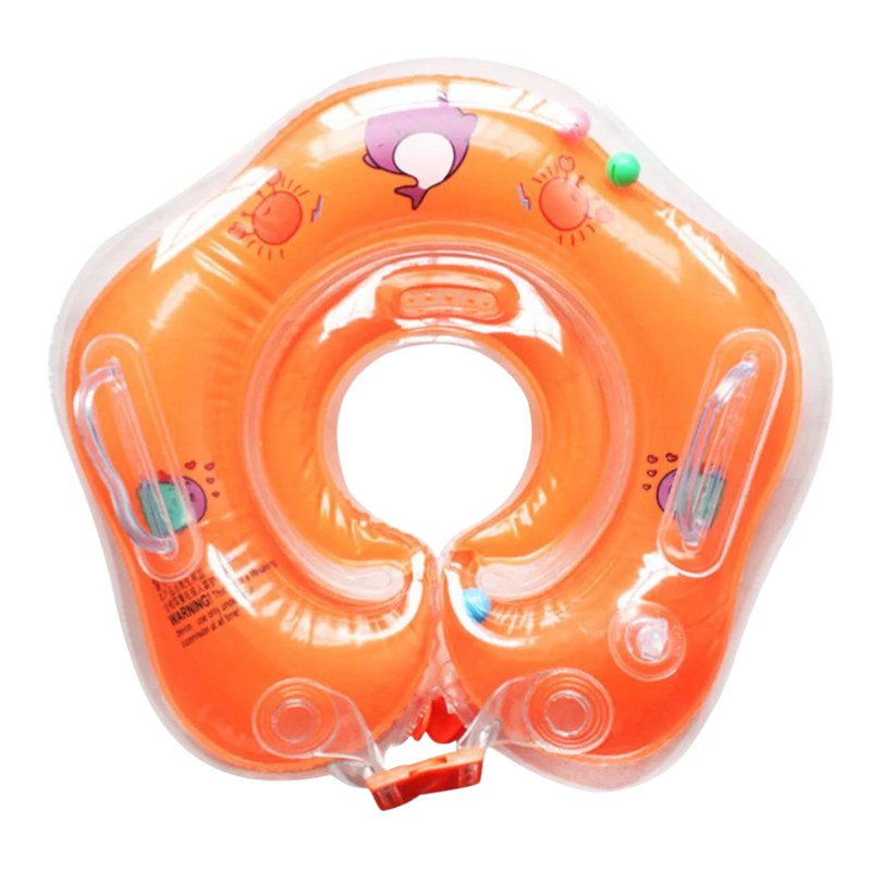 Baby Neck Float with Double Air Chambers and Safe Handle Design