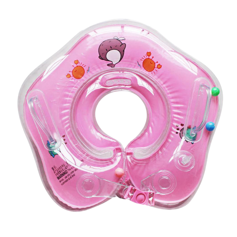Baby Neck Float with Double Air Chambers and Safe Handle Design