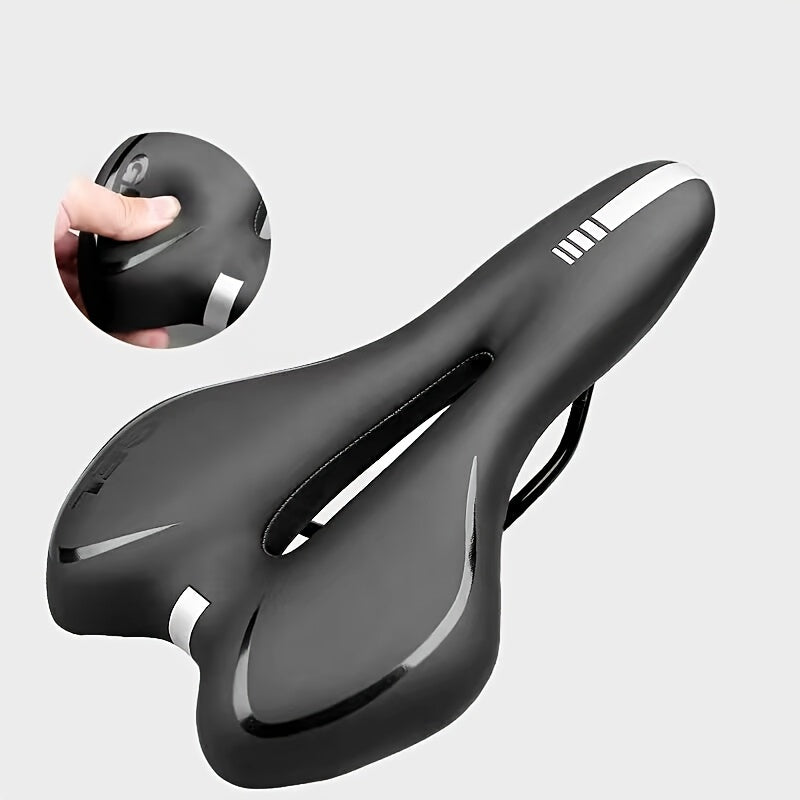 Comfortable Bicycle Saddle with Ergonomic Breathable Design