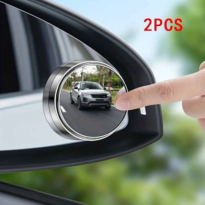 Auto Blind Spot Mirrors with Wide Angle Lens and 360° Adjustable Design