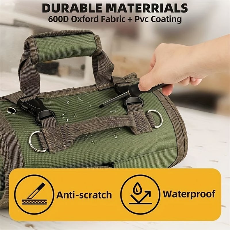 Foldable Multi-Compartment Tool Bag