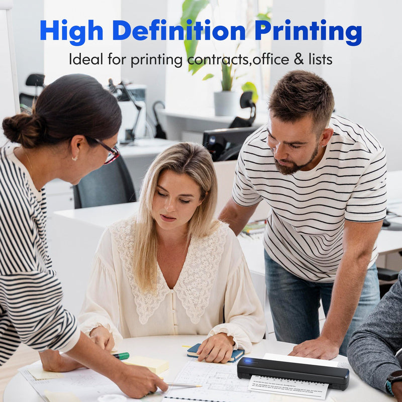 MiniThermo Wireless Printer – Compact Printing Convenience for On-the-Go
